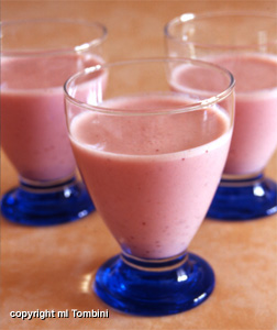 milk shake aux fraises