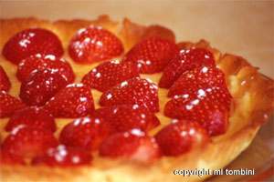 tarte aux fraises