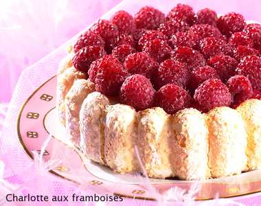 charlotte aux framboises